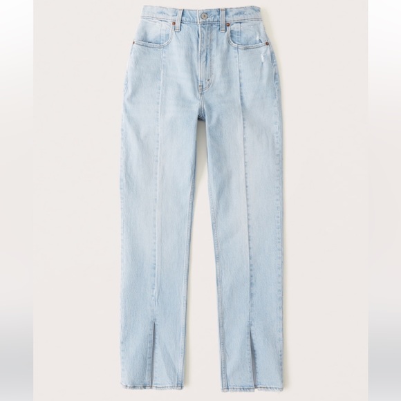 Abercrombie & Fitch Ultra Highrise 90’s Straight Jean - Picture 2 of 6